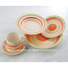 Colorful Heat Resistant Ceramic Dinner Set